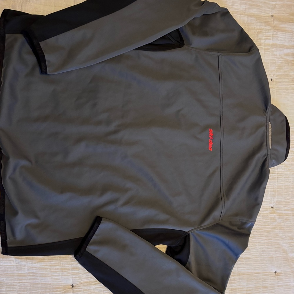 Gray And Black Performance Jacket With Modern Des… - image 2